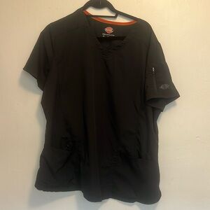 Dickie’s XXL Women’s Black Scrub Top